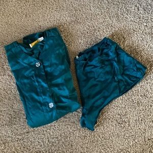 Vintage Gold Label Victoria's Secret Silk Pajama Set